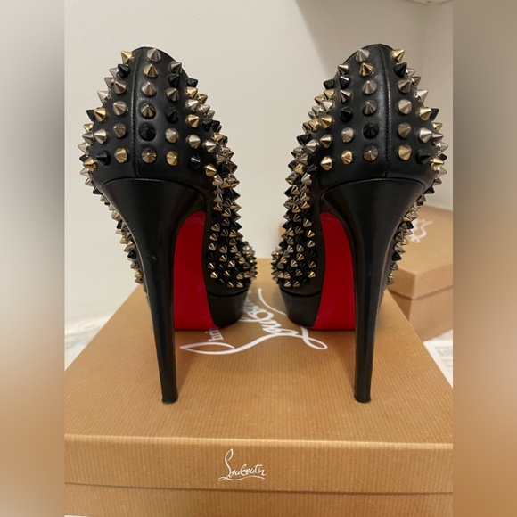 Christian Louboutin Bianca Spikes 140 Nappa - Picture 7 of 11